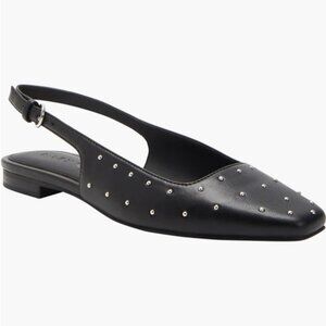 Katy Perry Confidant Slingback Flats | Studded Buckle Strap | Black? (Add Color)
